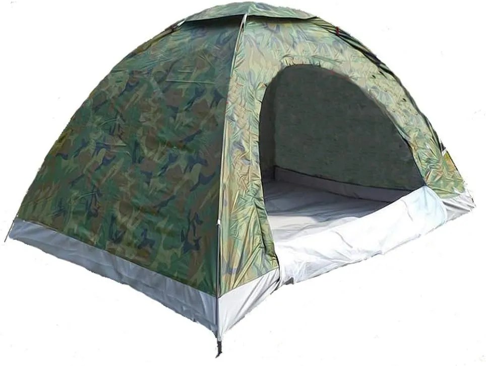 Tent Tent Outdoor Double Camping Camouflage, Couple Tent, Camping Leisure, Insect Proof, UV Protection, Beach Tent Outdoor Camping, 1