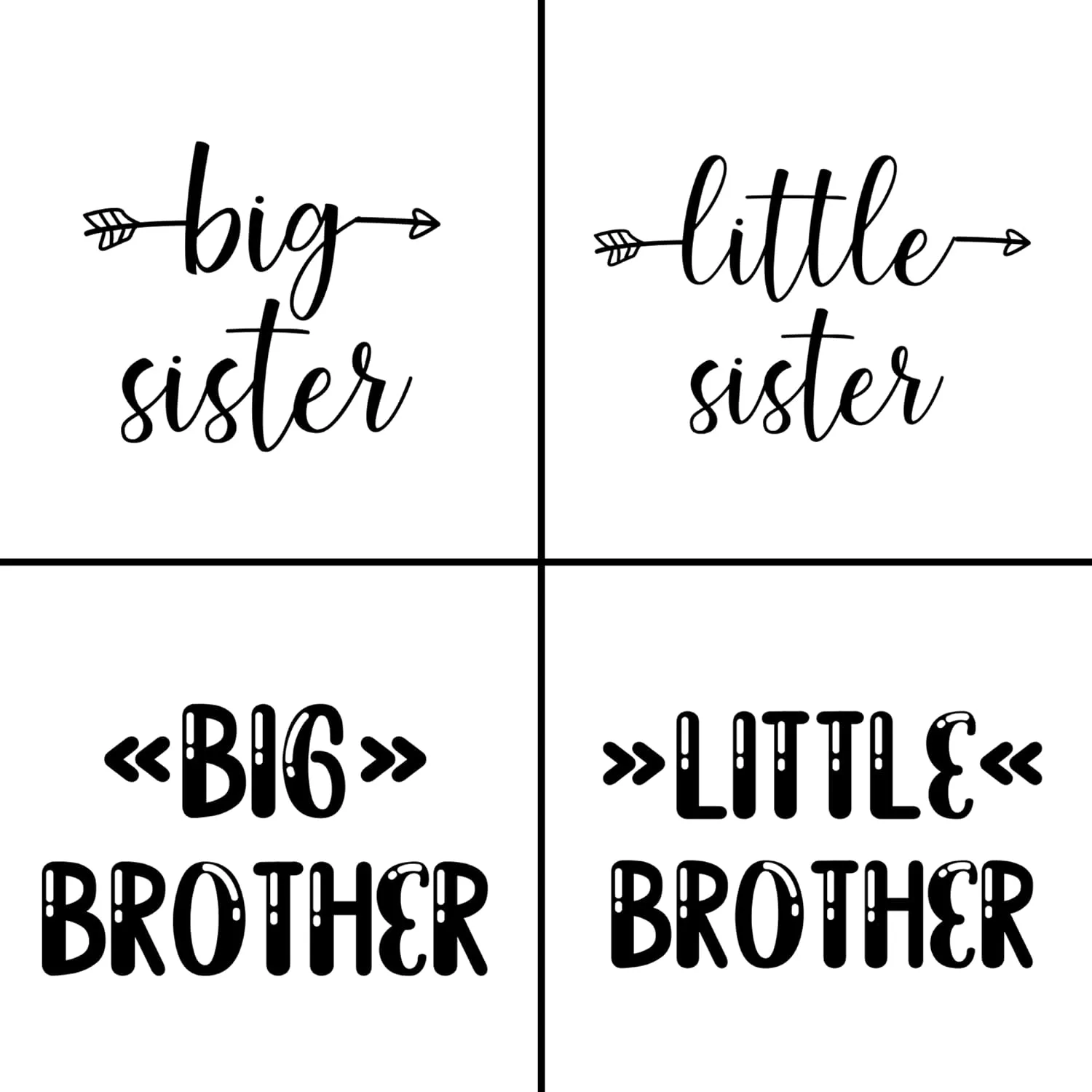 The Crafty Engineer Big Sister Big Brother Kids Water Bottle, Engraved Design with Flip Top Lid (Teal)