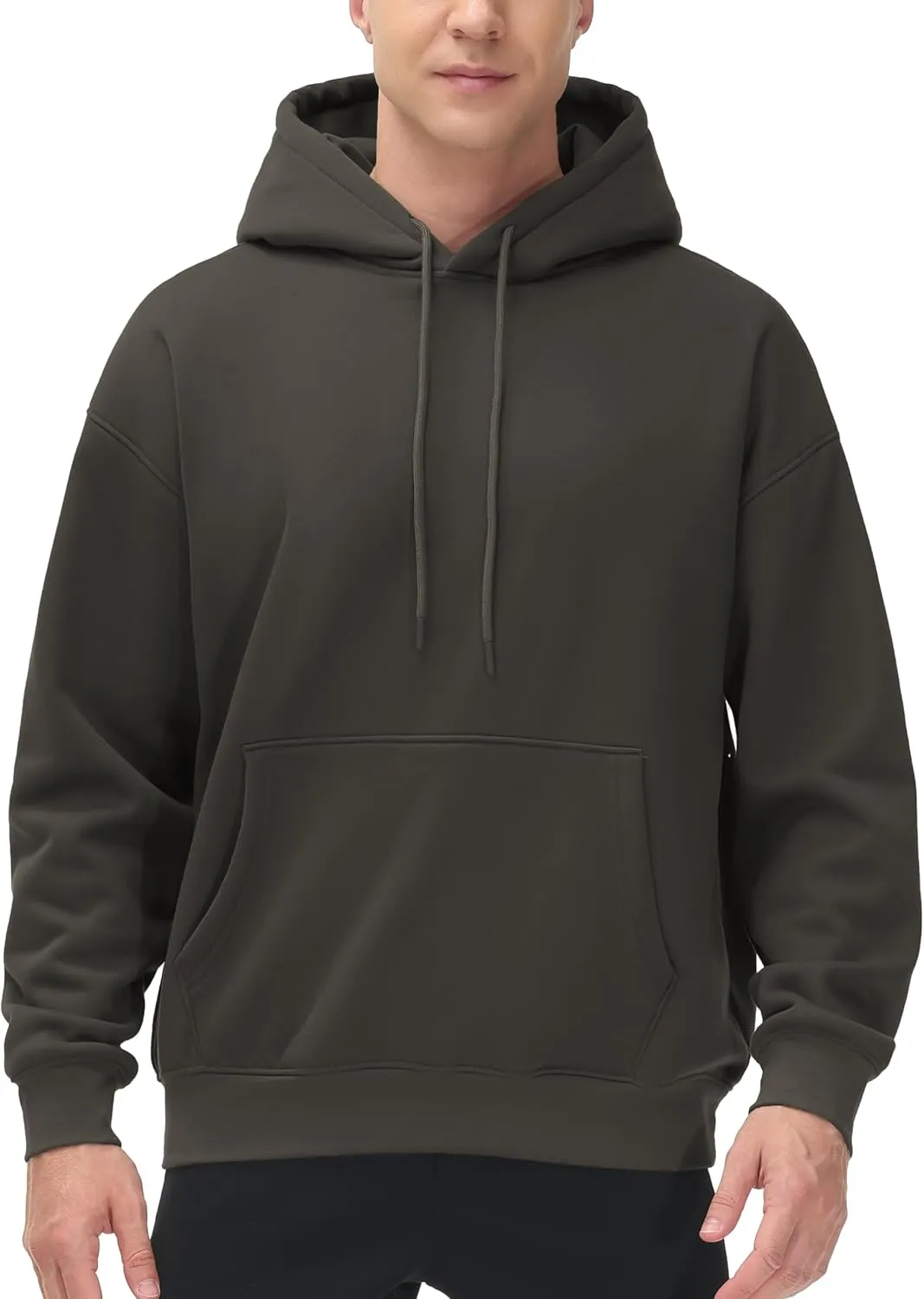 THE GYM PEOPLE Men's Loose Fit Pullover Hoodie Soft Lightweight Hooded Sweatshirt with Pockets