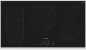 Thermador CET366YB 36 inch Masterpiece Series Black Built-in Electric Cooktop