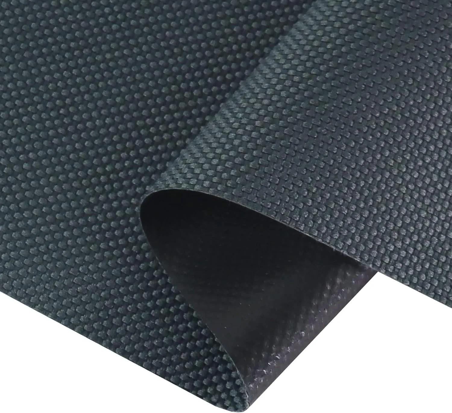 Thickened Waterproof Canvas Fabric for Outdoor/Indoor Project,Heavy Duty 1800 Denier Canvas Cordura Fabric Apply to Home Decor,Sunbrella,Awning, Marine,DIY,Craft,60" Wide,Sold by The Yard (Gray)