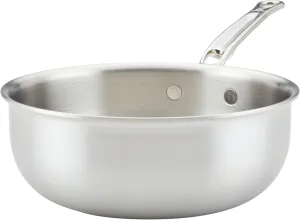 Thomas Keller Insignia by Hestan - Stainless Steel 2 Quart Saucier, Induction Cooktop Compatible
