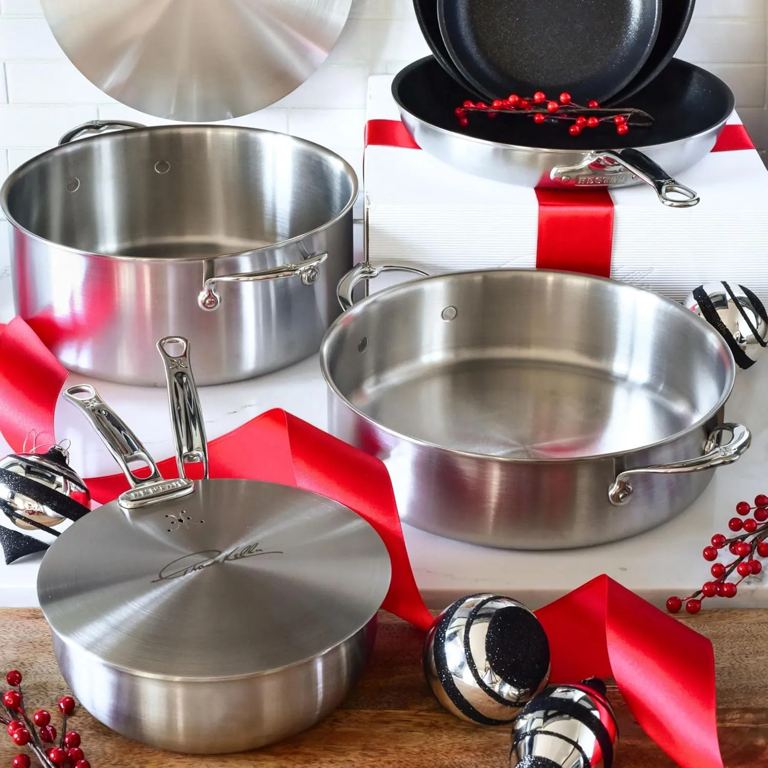 Thomas Keller Insignia by Hestan - Stainless Steel 2 Quart Saucier, Induction Cooktop Compatible