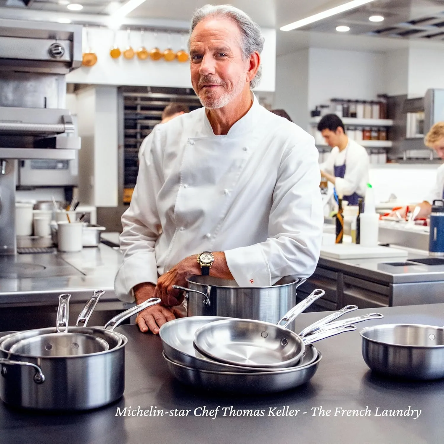 Thomas Keller Insignia by Hestan - Stainless Steel 2 Quart Saucier, Induction Cooktop Compatible