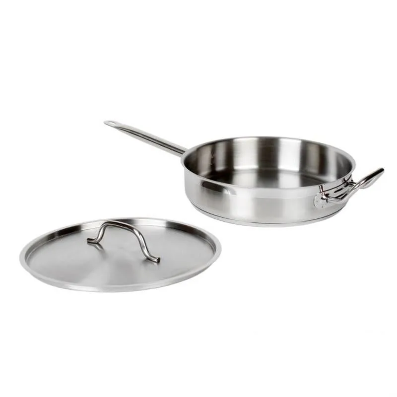 Thundergroup 7 QT 18/8 STAINLESS STEEL SAUTE PAN