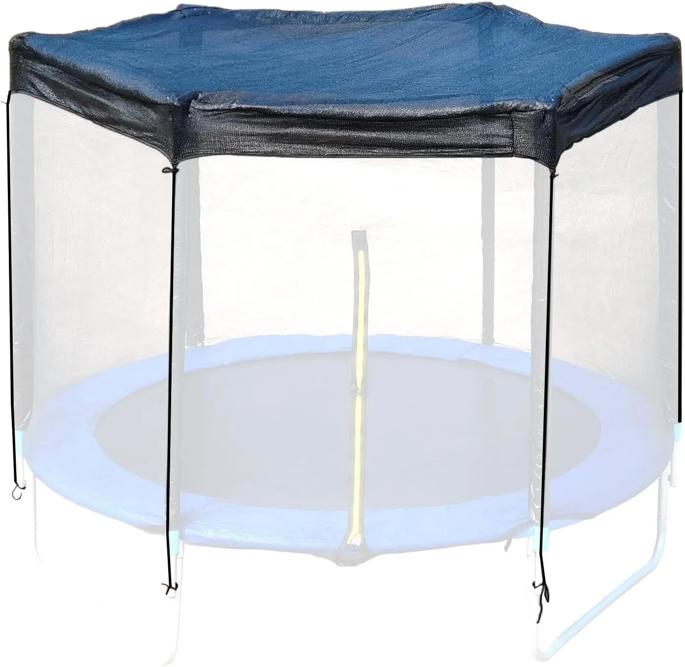 Trampoline Cover,Trampoline Shade Cover for 8ft-14ft Straight Pole Round Trampoline Outdoor Sun Protection Block Leaves,Only Trampoline Top Cover (14FT 6 poles)