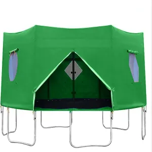 Trampoline Tent, UV-Resistant TrampolineProtection Awning Trampoline Outdoor Cover | Versatile- Canopy Accessories, Backyard Fun Sun Shelter, Outdoor Trampoline Protective Cover