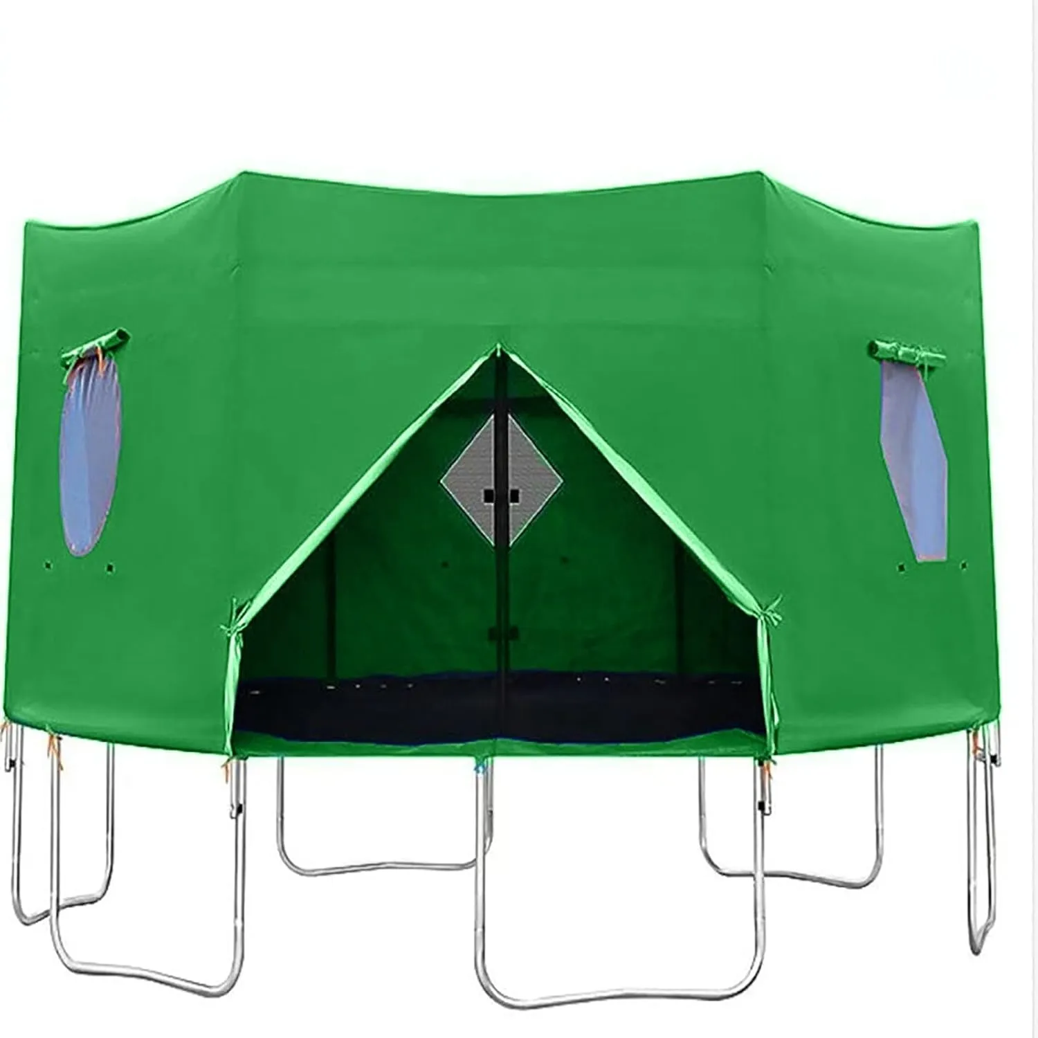 Trampoline Tent, UV-Resistant TrampolineProtection Awning Trampoline Outdoor Cover | Versatile- Canopy Accessories, Backyard Fun Sun Shelter, Outdoor Trampoline Protective Cover