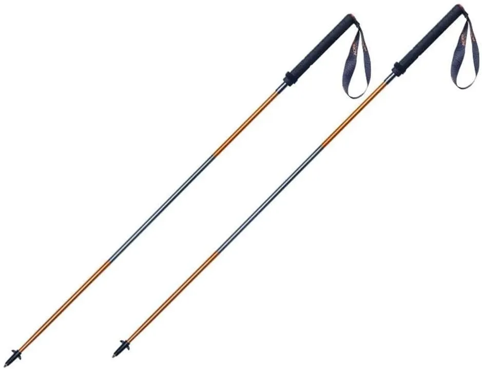 Trekking Poles Collapsible Hiking Pole Pair – EVA Handle, Ultralight 7075 Aluminum Alloy & Carbon Fiber, Quick Lock System, Lightweight Walking Sticks for Hiking, Camping, 110cm, 120cm (2pcs)