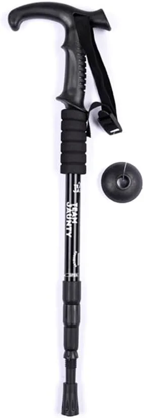 Trekking Poles for Outdoor Hiking - Lightweight and Durable Aluminum Alloy, T-Handle and Adjustable Length - Perfect for Mountain Climbing and Hiking