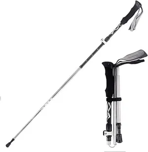 Trekking Poles, Walking Poles Trekking Pole- Aluminum Collapsible Ultralight Travel Trekking Hiking Pole for Men and Women