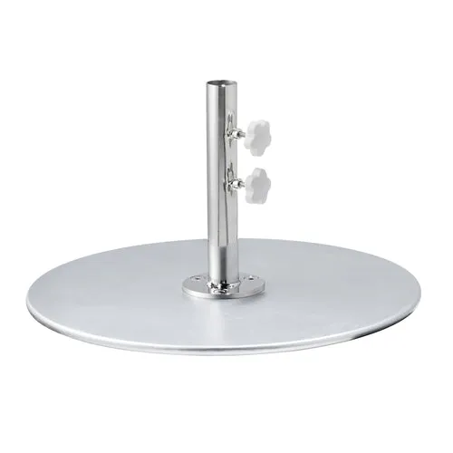 Umbrella Round Base 25kgs Galvanised