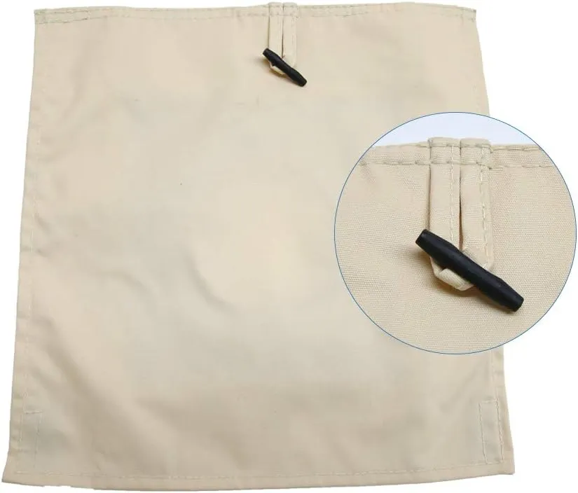 UNISTRENGH Fire-Resistant Stove Jack Hole Accessory with Flap Covered for 4 Seasons Cotton Canvas Camping Bell Tent