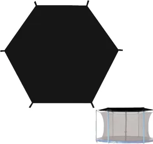 UV Protection Trampoline Canopy – Waterproof Tent Cover with Mesh Ventilation for Round Trampolines | Sunproof Shade Top, Oxford Fabric Shelter, Outdoor Play Accessory, Suitable for Backyard Fun