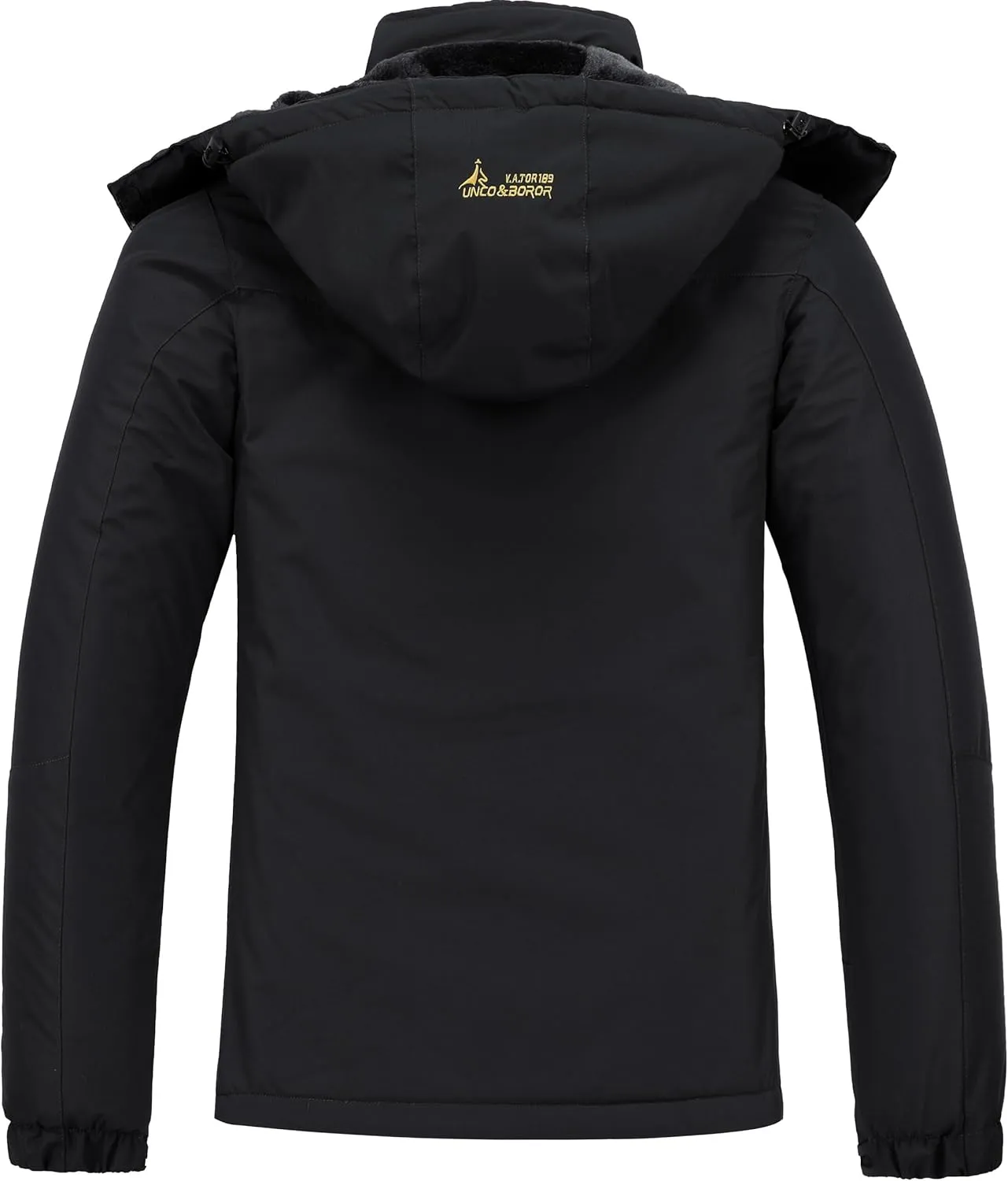 V.A.TOR 189 UNCO&BOROR Men's Winter Thermal Insulated Ski Jacket,Waterproof Coat with Hood for Hiking & Snowboarding