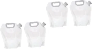 VICASKY 2sets Collapsible Water Storage Tank Portable Foldable Emergency Water Bag for Outdoor Sports Camping Hiking and Travel Design Lightweight Capacity 2pcs*2