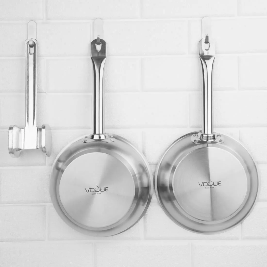 Vogue Stainless Steel Non-Stick Teflon Platinum Plus Sauté Pan 20cm