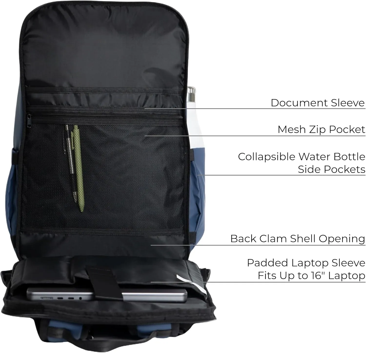 VOORAY 25L 2nd Avenue Backpack, Large - Travel, Gym & Sports Backpack