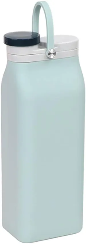 Water Jug Collapsible Travel Water Bottle Portable Camping Water Bottle with Handle for Travel Hiking Cycling Sports Camping Sport Bottle (Color : Blue)