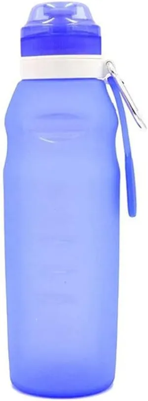 Water Jug Collapsible Water Bottle Foldable Sports Water Bottle Large Water Bottle for Travel Hiking Cycling Sports Camping Sport Bottle (Color : Blue)