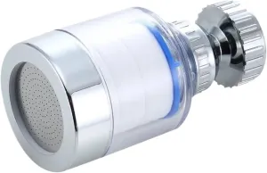 Water Purification Filter Swivel Faucet Water Filter Remove Chlorine Heavy Metals Filtered Showers Head Soften for Hard Water Bath Filtration Purifier(Short-360 Swivel)