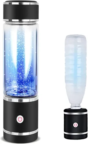 Water Purifiers, Hydrogen Water Generator Ionizer Hydrogen Rich Water Bottle with SPE and PEM Technology Make Hydrogen Content Up to 1200-1500 PPB Discharge Ozone and Chlorine Self- Cleaning Functio