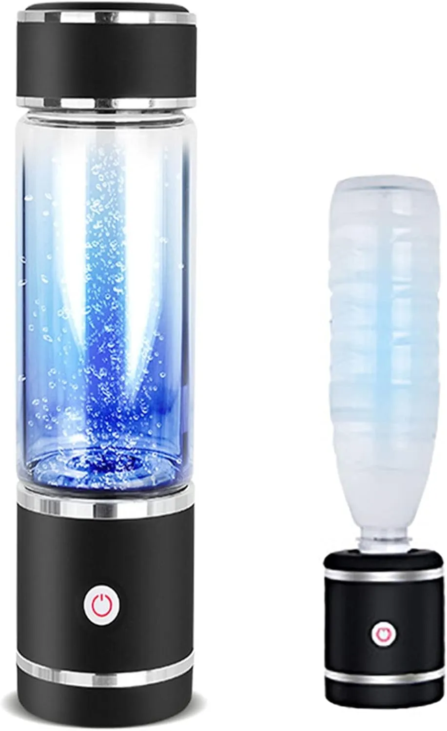 Water Purifiers, Hydrogen Water Generator Ionizer Hydrogen Rich Water Bottle with SPE and PEM Technology Make Hydrogen Content Up to 1200-1500 PPB Discharge Ozone and Chlorine Self- Cleaning Functio