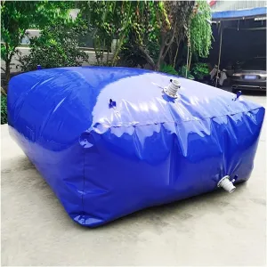 Water Storage Bladder Collapsible Water Storage Containers Portable Emergency Water Storage Bladder With Faucet, PVC Water Tank For Agricultural Outdoor Construction ( Size : 1893L/500Gal/1.8*1.2*0.88