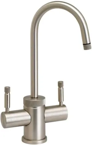Waterstone 1450HC-ABZ Industrial C-Spout Hot & Cold Filtration Faucet Antique Bronze