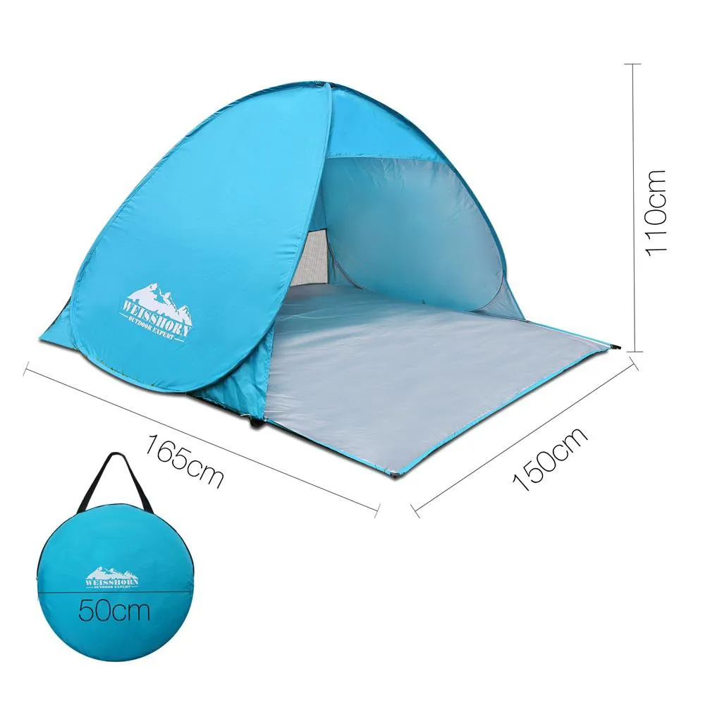 Weisshorn 4 Person Pop Up Beach Tent
