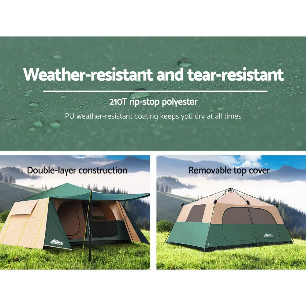 Weisshorn Instant Up Camping Tent 8 Person Pop up Tents Family Hiking Dome Camp-TAS_Metro