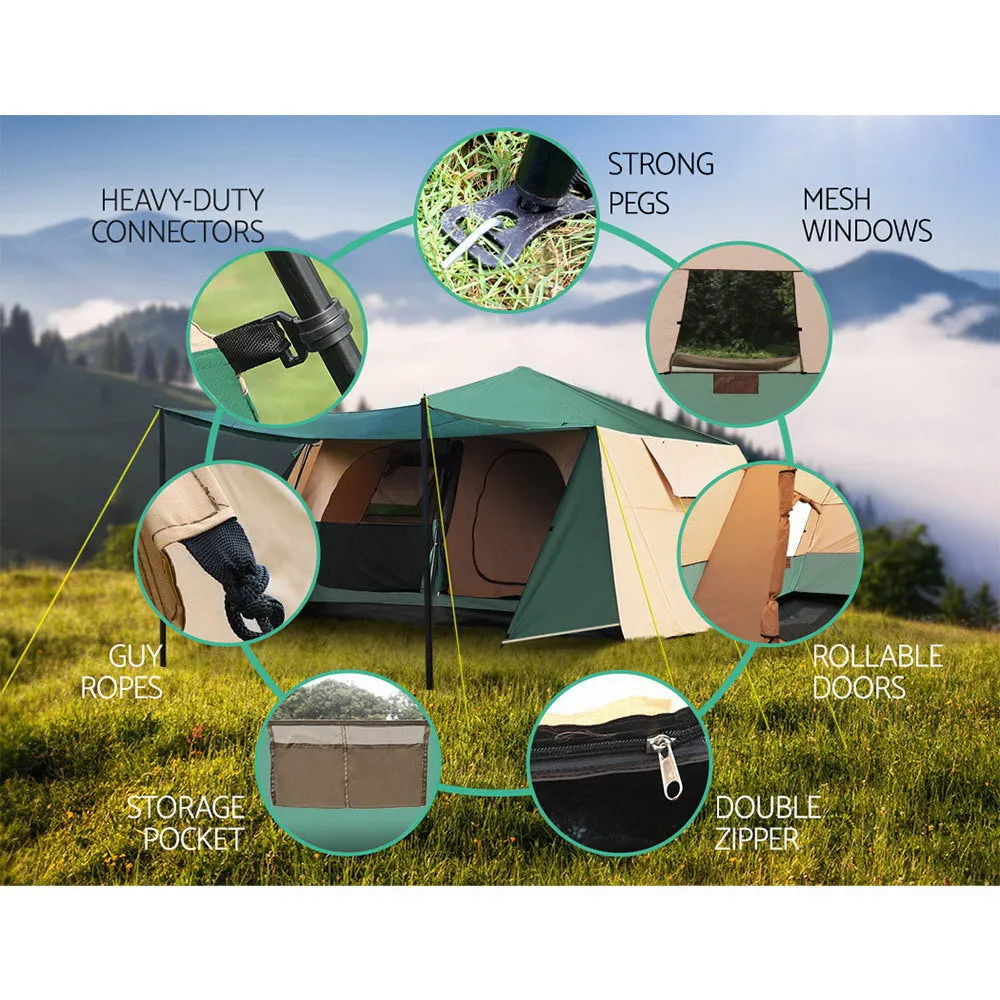 Weisshorn Instant Up Camping Tent 8 Person Pop up Tents Family Hiking Dome Camp-TAS_Metro