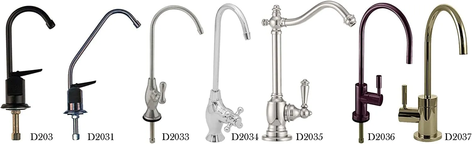 Westbrass D203-NL-05 6" Touch-Flo Style Pure Cold Water Dispenser Faucet, Polished Nickel