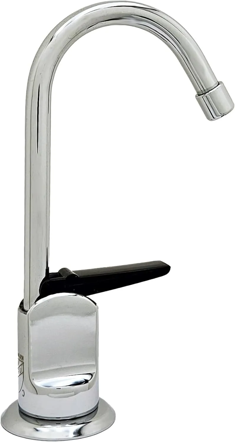 Westbrass D203-NL-05 6" Touch-Flo Style Pure Cold Water Dispenser Faucet, Polished Nickel