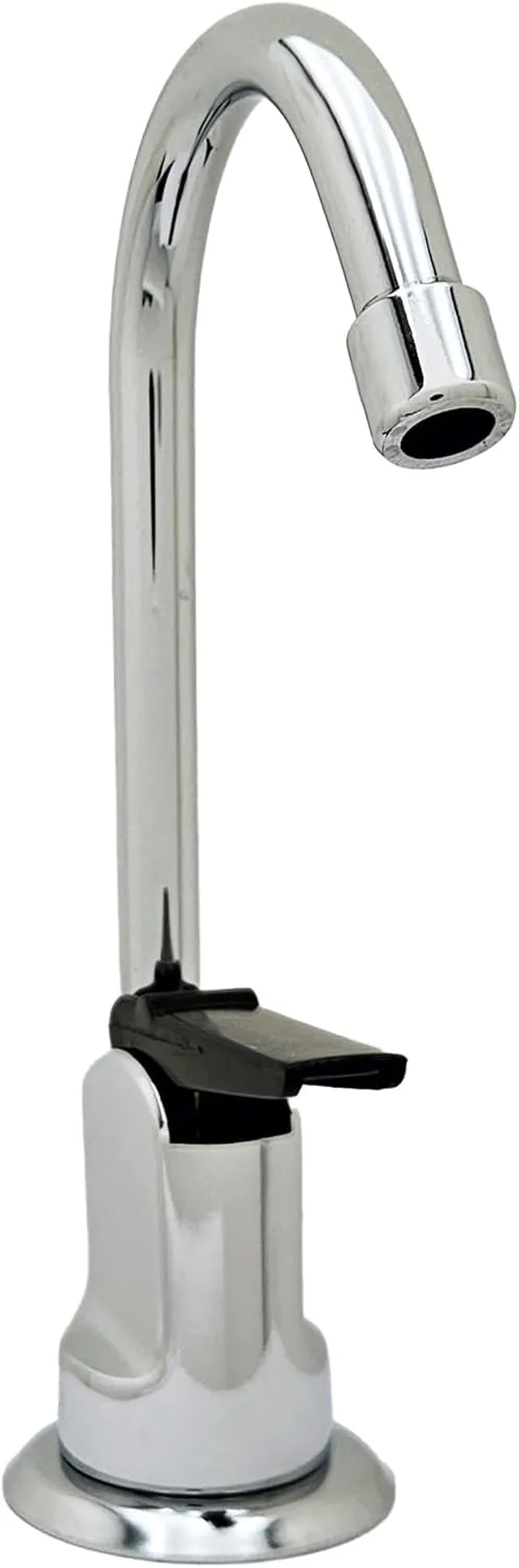 Westbrass D203-NL-05 6" Touch-Flo Style Pure Cold Water Dispenser Faucet, Polished Nickel