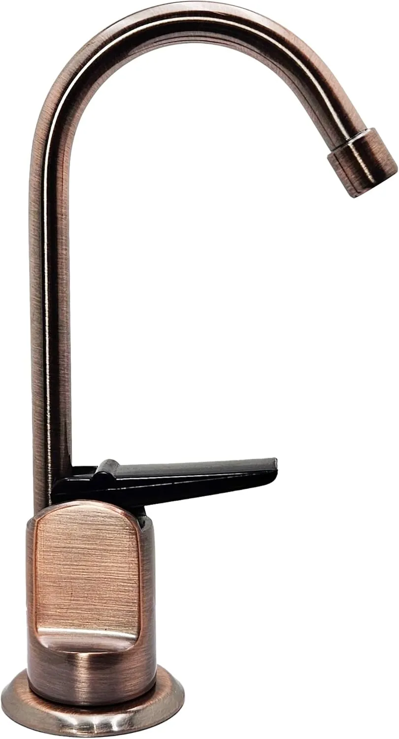 Westbrass D203-NL-11 6" Touch-Flo Style Pure Cold Water Dispenser Faucet, Antique Copper