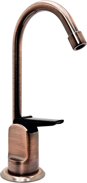 Westbrass D203-NL-11 6" Touch-Flo Style Pure Cold Water Dispenser Faucet, Antique Copper