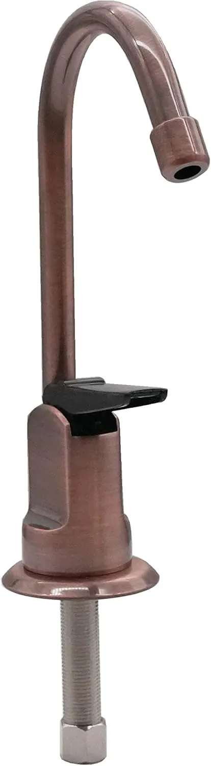 Westbrass D203-NL-11 6" Touch-Flo Style Pure Cold Water Dispenser Faucet, Antique Copper