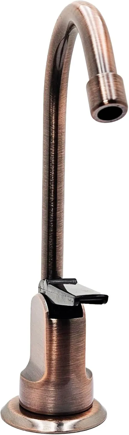 Westbrass D203-NL-11 6" Touch-Flo Style Pure Cold Water Dispenser Faucet, Antique Copper