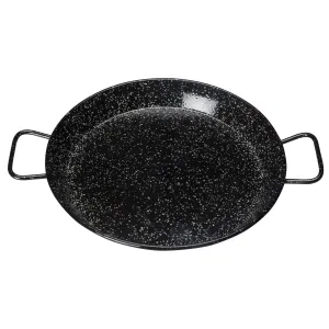 Winco CSPP-11E 11" Paella Pan, Enameled Carbon Steel (Spain) (Price/Piece)