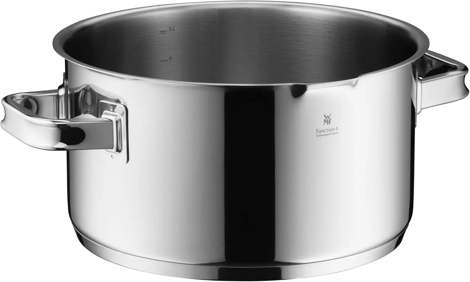 WMF Function 4 18/10 Stainless Steel 24cm High Casserole with Lid