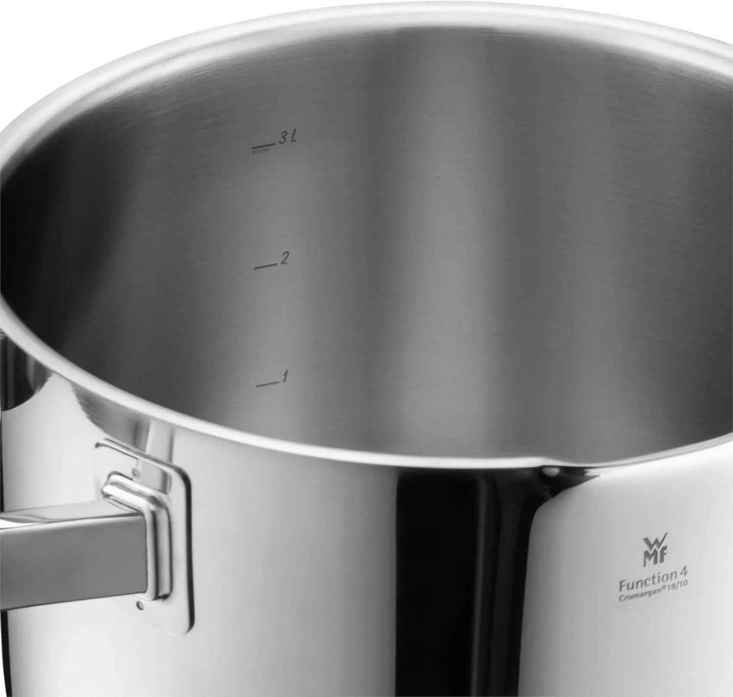 WMF Function 4 18/10 Stainless Steel 24cm High Casserole with Lid