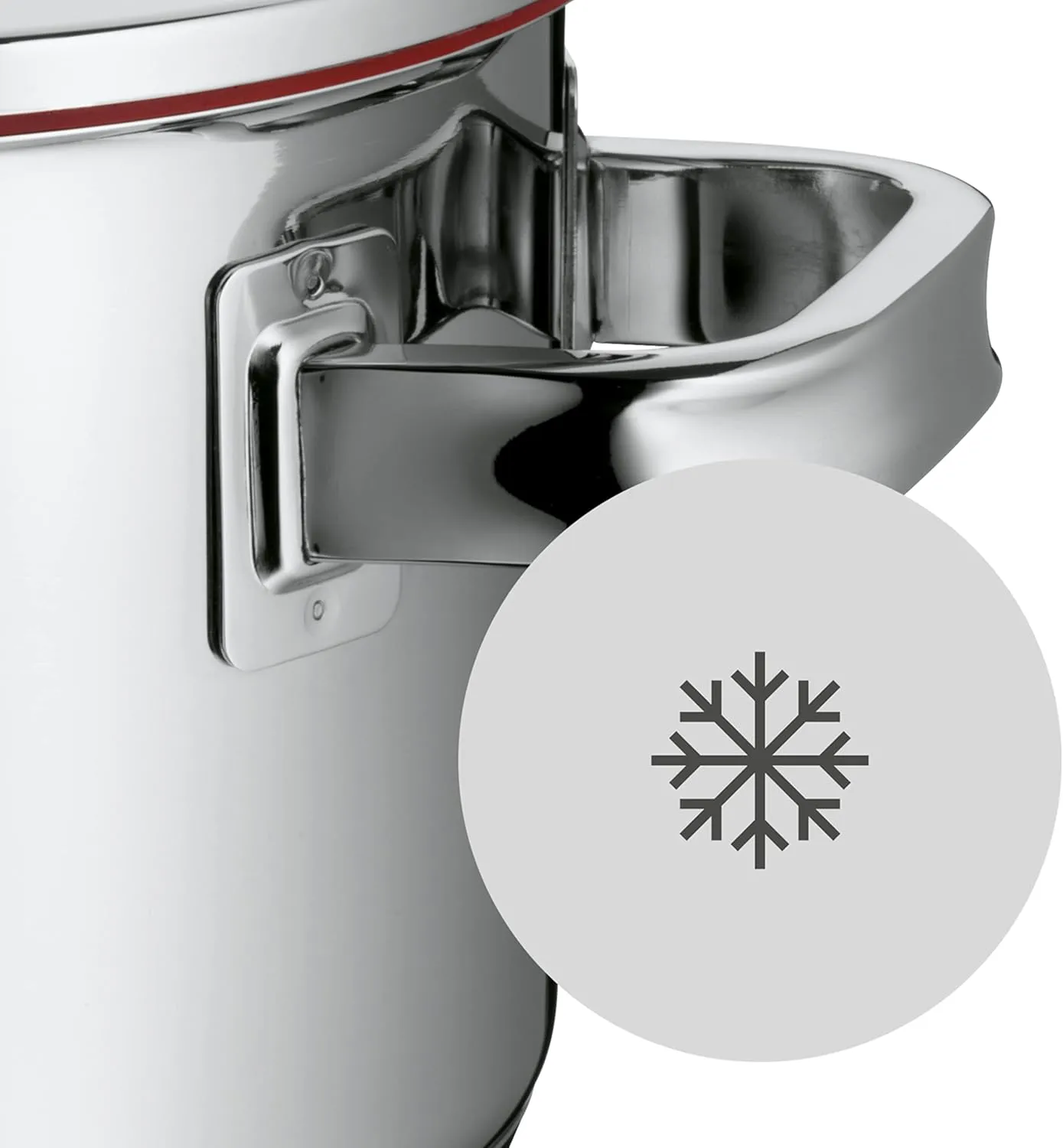 WMF Function 4 18/10 Stainless Steel 24cm High Casserole with Lid