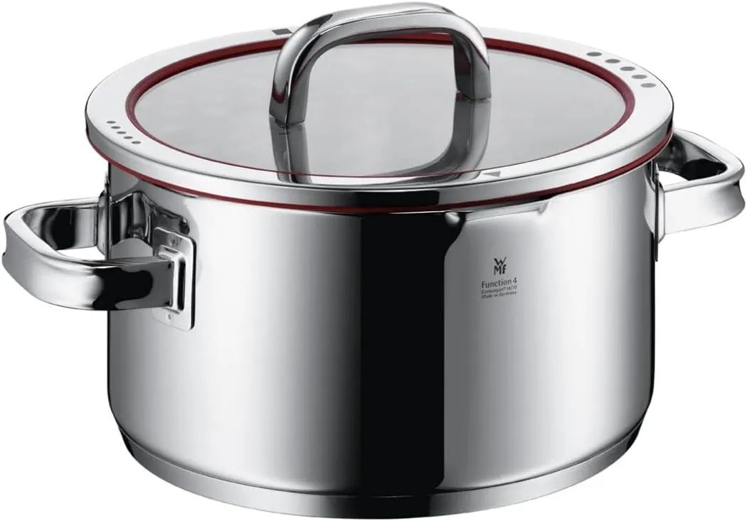 WMF Function 4 18/10 Stainless Steel 24cm High Casserole with Lid