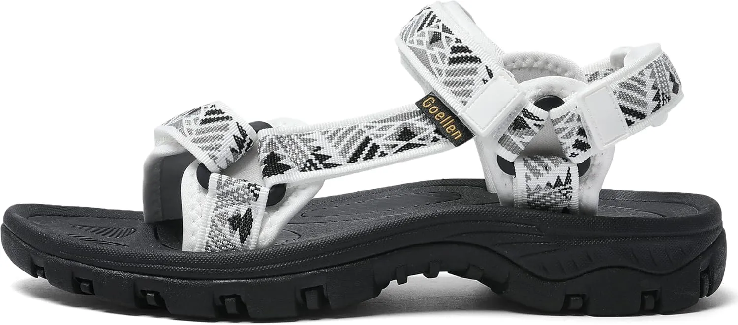 Women's Hiking Sport Sandals Water Outdoor Athletic Shoes With Arch Support Adjustable Beach Shoes