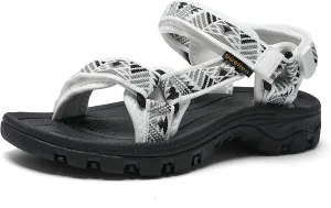 Women's Hiking Sport Sandals Water Outdoor Athletic Shoes With Arch Support Adjustable Beach Shoes