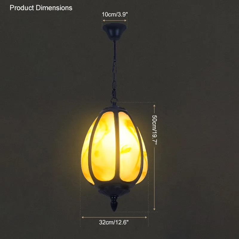 WOMO Outdoor Pumpkin Pendant Light-WM9032
