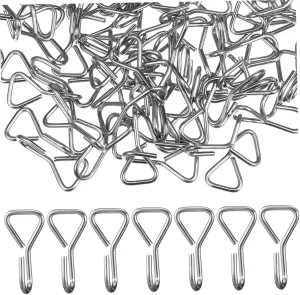 Zerodeko 100pcs Car Seat Hooks Headrest Hooks Stainless Steel Heavy Duty for Car Bag Belt