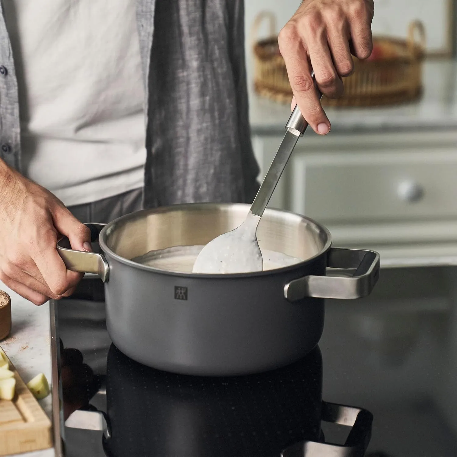 ZWILLING Pure 6-pc Stainless Steel Cookware Set, Grey